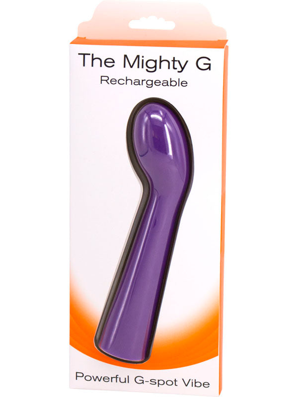 Rechargeable Silicone G Spot Vibe Purple