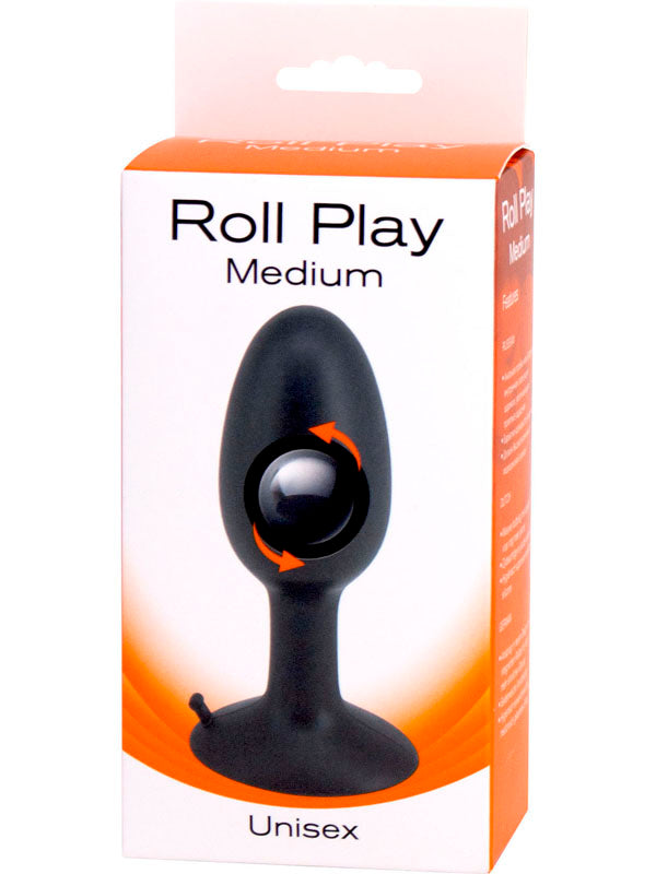 Roll Play Plug 4 inch Medium Black
