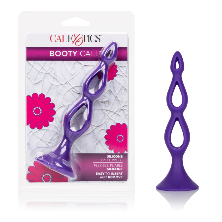 Booty Call Silicone Triple Probe Purple