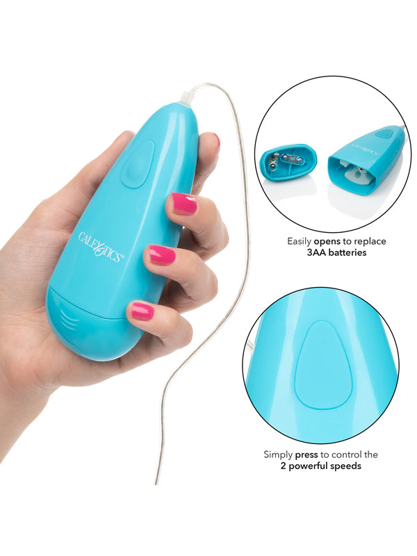 Waterproof Gyrating Bullet Blue