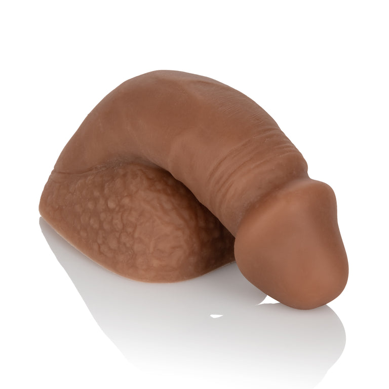 Packer Gear 4 in./10.25 cm Silicone Packing Penis Brown