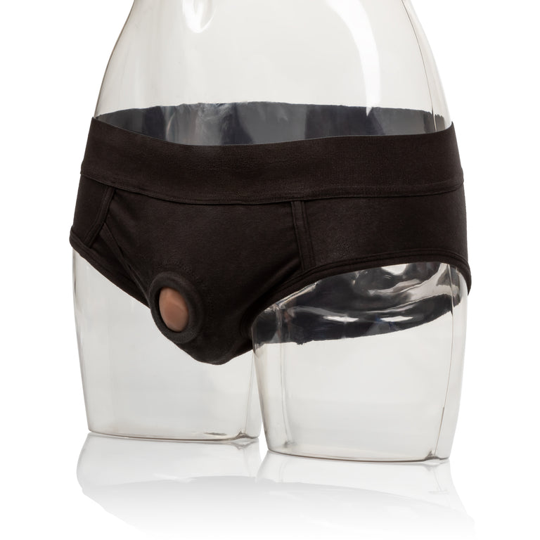 Packer Gear 5 in./12.75 cm Silicone Packing Penis Brown
