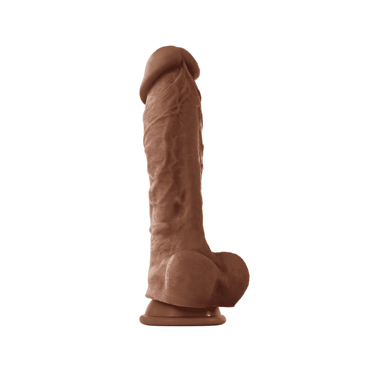 Colours Pleasures 8 in. Dildo Brown