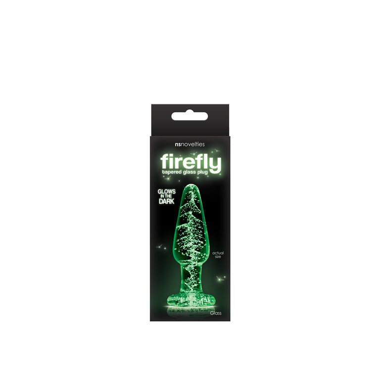 Firefly Glass Tapered Plug Medium Clear