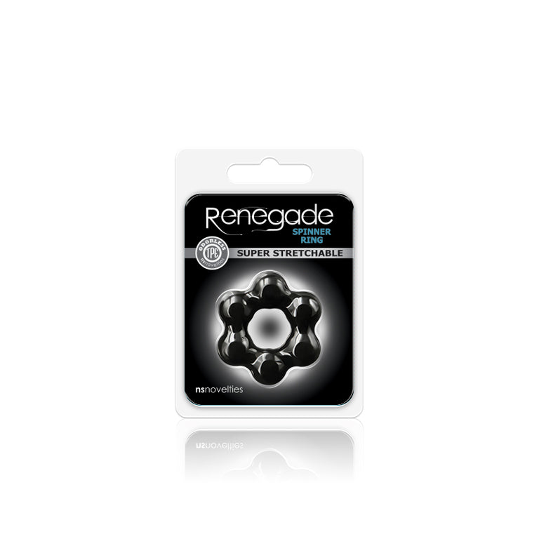 Renegade Spinner Ring Black