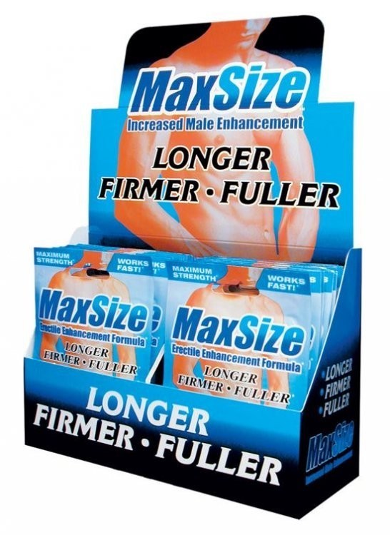 MaxSize - Erectile Enhancement - 2 Tablet Pack