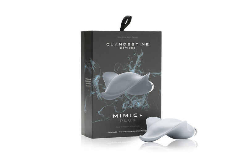 MIMIC PLUS RECHARGEABLE MASSAGER STEALTH GREY