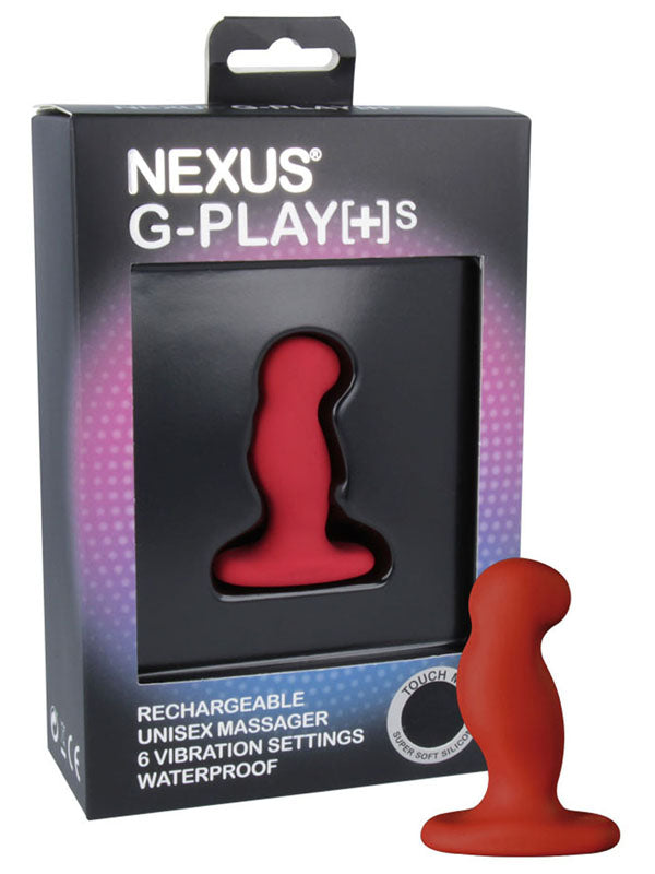 G-Play Plus Small Unisex Vibrator Red