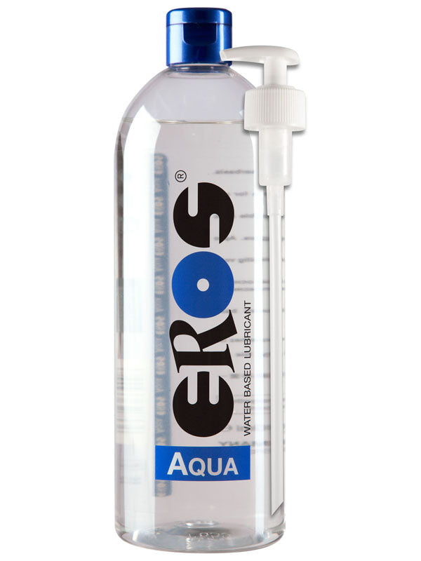 EROS AQUA Water Based Lubricant Bottle with Pump 1000 ml