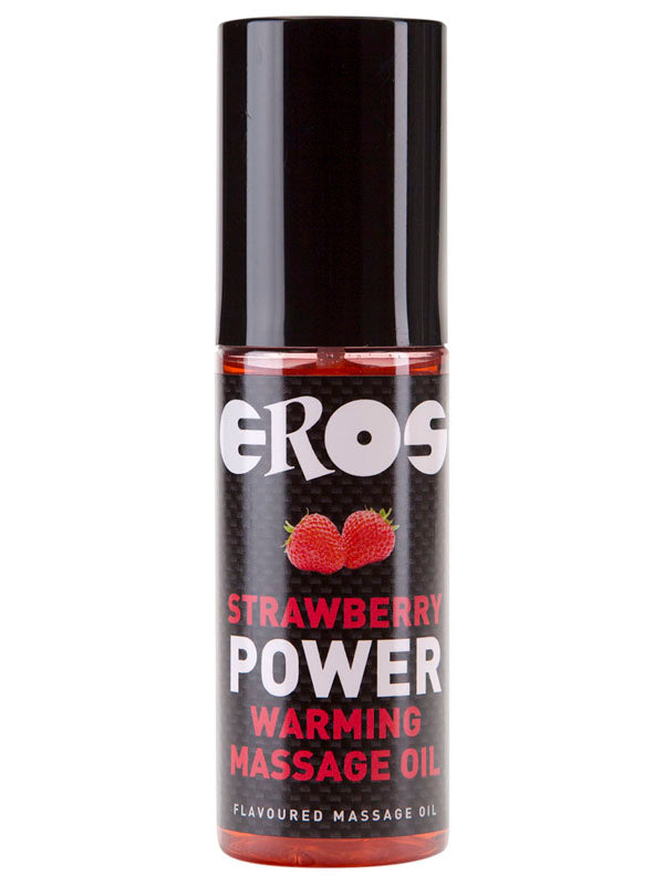 EROS Strawberry Power Warming Massage Oil 100 ml