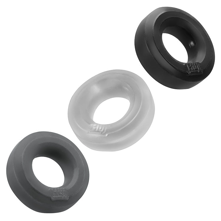 Huj3 C-Ring 3-Pack By hunkyjunk Multi- Tar/Ice/Stone
