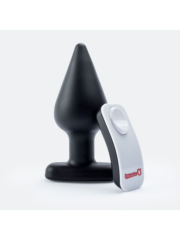 My Secret Remote Vibrating XL Plug Black Single