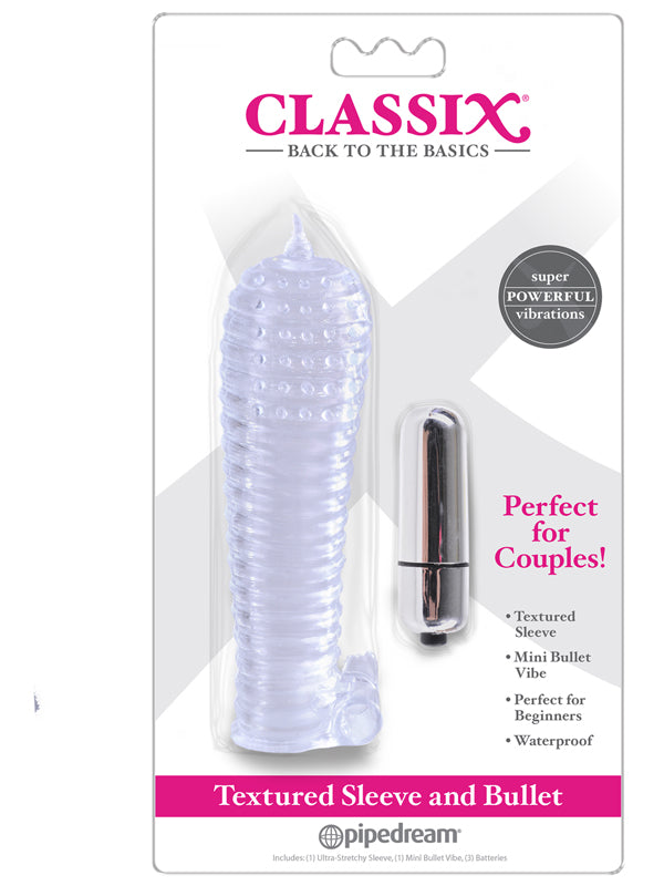 Classix Textured Sleeve and Bullet Clear