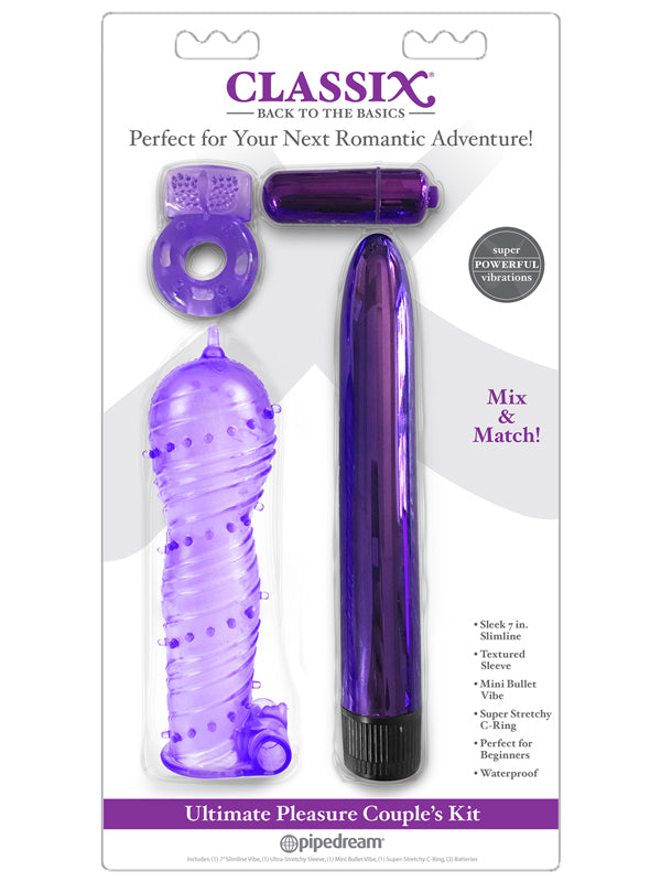 Classix Ultimate Pleasure Couples Kit Purple
