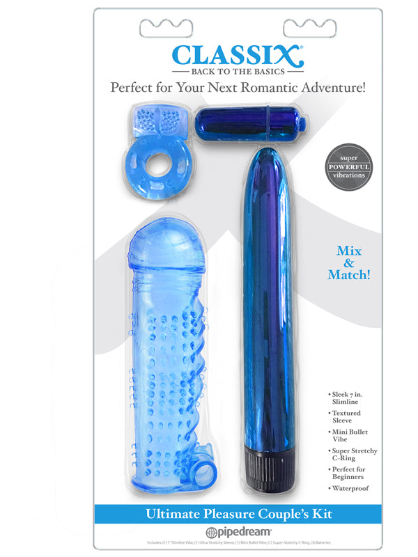 Classix Ultimate Pleasure Couples Kit Blue