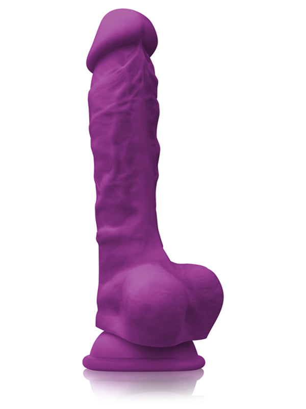 Colours Pleasures 7 in. Dildo Purple