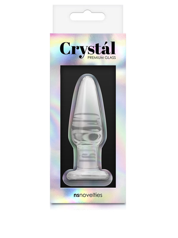 Crystal Tapered Plug Small Clear