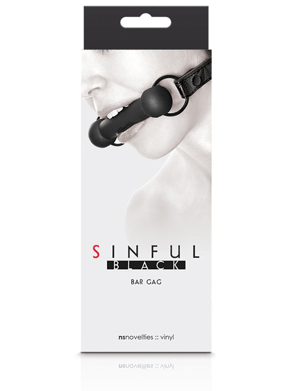 Sinful Bar Gag Black