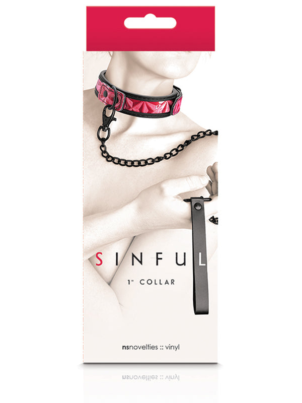 Sinful 1 in. Collar Pink
