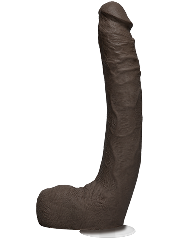 Signature Cocks Jax Slayher 10 Inch ULTRASKYN Cock with Removable Vac-U-Lock Suction Cup Chocolate
