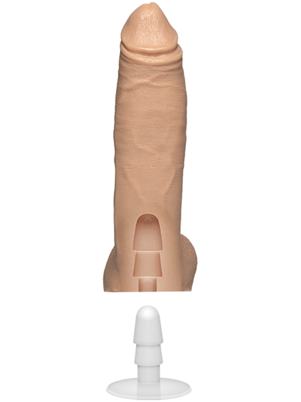 Signature Cocks Jordi El Nino Polla 8 inch ULTRASKYN Cock with Removable VUL Suction Cup Vanilla