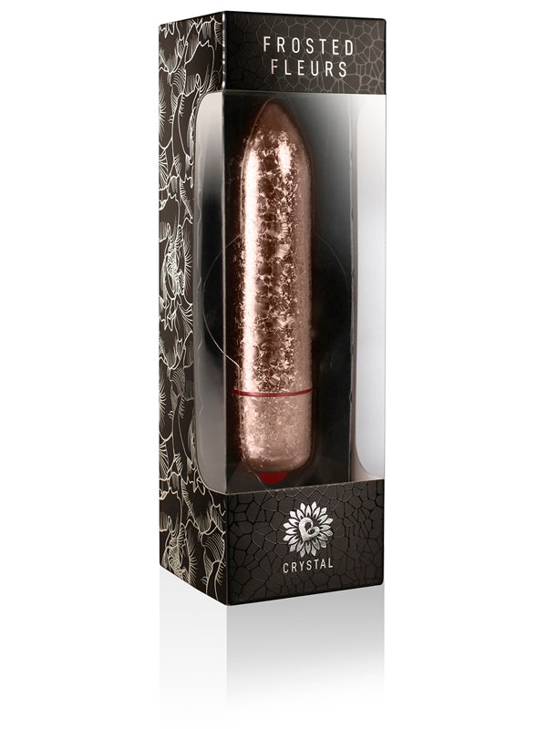 Frosted Fleurs Crystal Rose Gold
