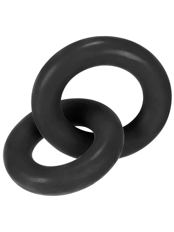 Duo Linked Cock Ball Rings by hunkyjunk Tar