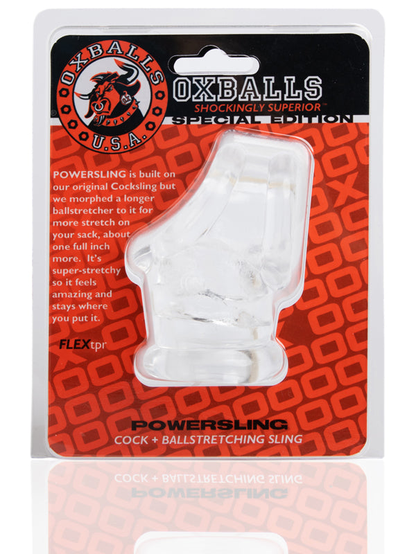 Powerballs Cocksling And Ballstretcher Clear