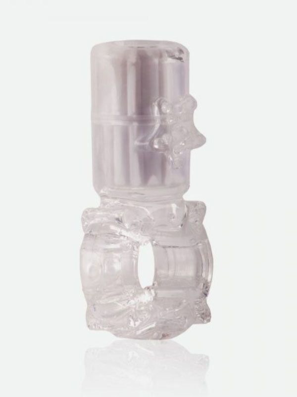 Big OMG Vibrating Ring Clear Single