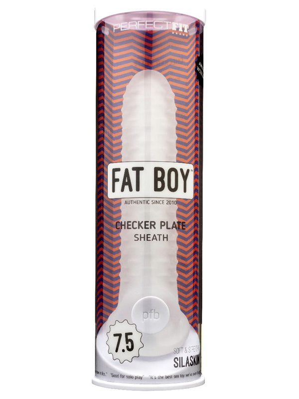 Fat Boy Checker Box Sheath 7.5 in. Clear