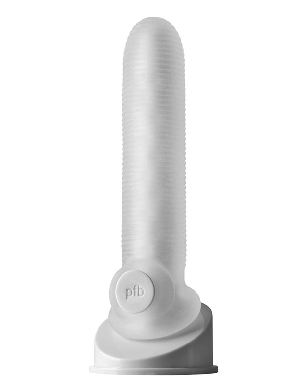 Fat Boy Micro Ribbed Sheath 7.5 in. Clear