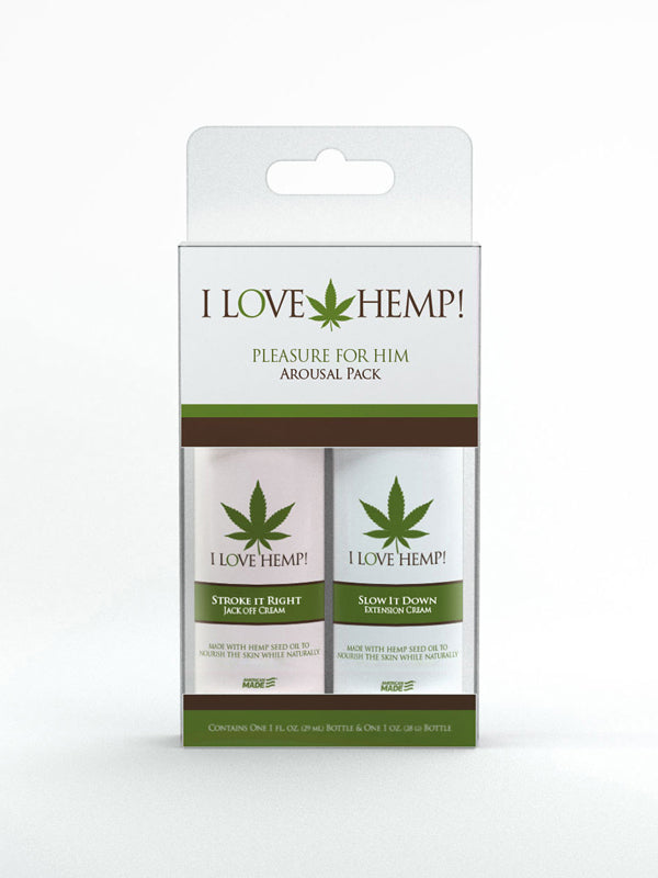 I Love Hemp Pleasure For Him Arousal Pack