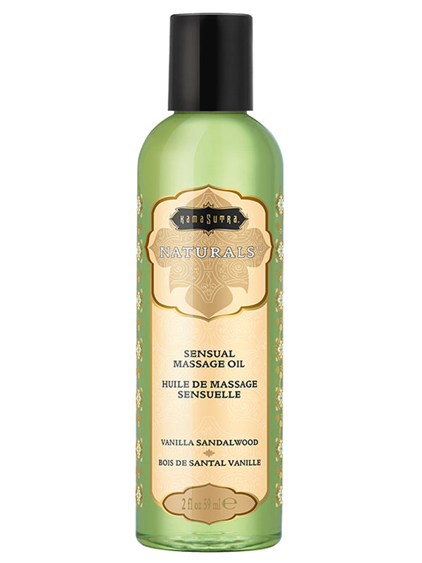 Kama Sutra Naturals Massage Oil Vanilla Sandalwood 2 fl oz