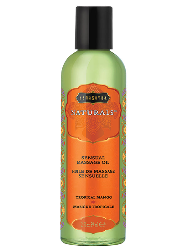 Kama Sutra Naturals Massage Oil Tropical Mango 2 fl oz