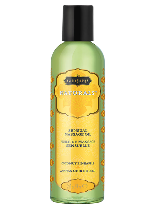Kama Sutra Naturals Massage Oil Coconut Pineapple 2 fl oz