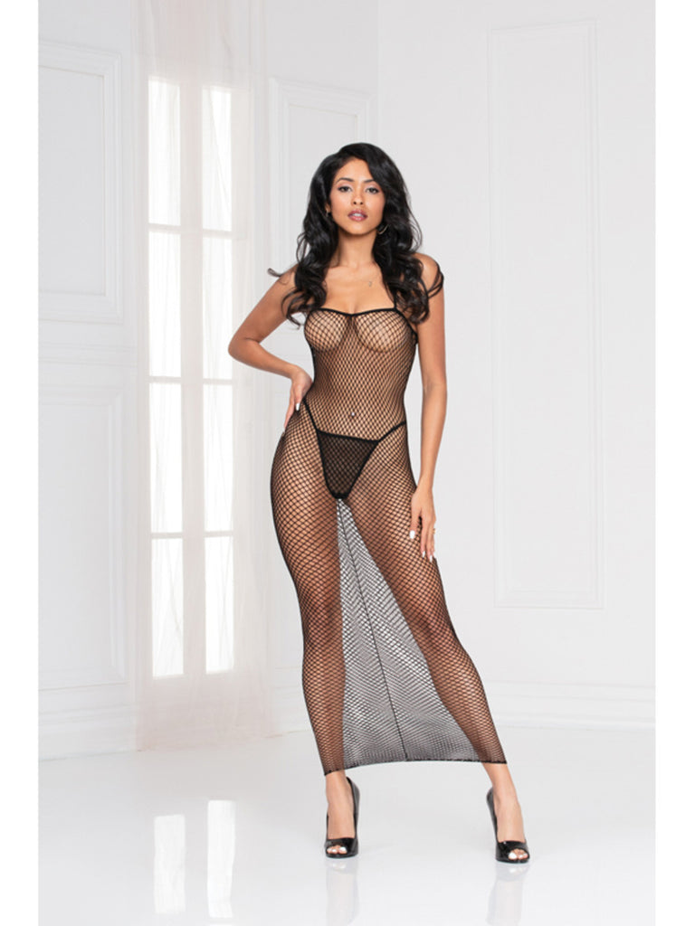 INDUSTRIAL NET DRESS 20477 BLACK