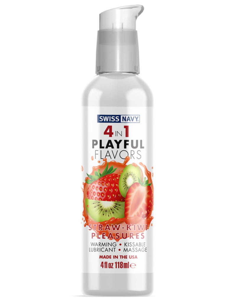 PLAYFUL 4 IN 1 STRAWBERRY/KIWI PLEASURE 4OZ118ML