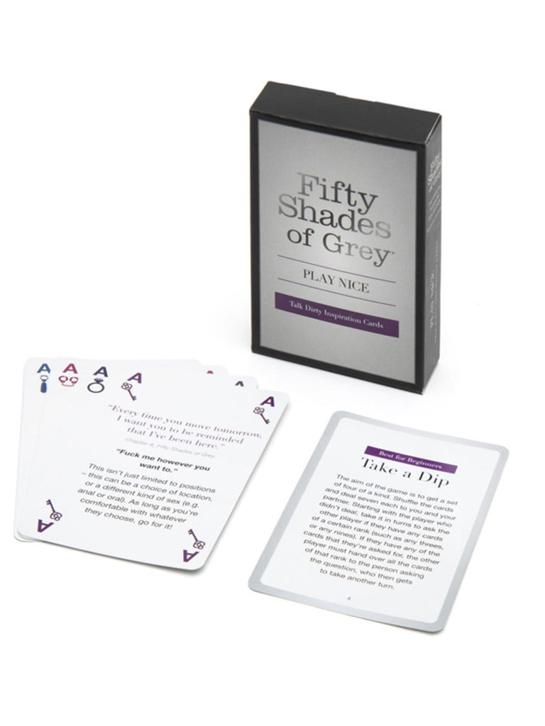 FIFTY SHADES OF GREY PLAY NICE TALK DIRTY CARD GAME