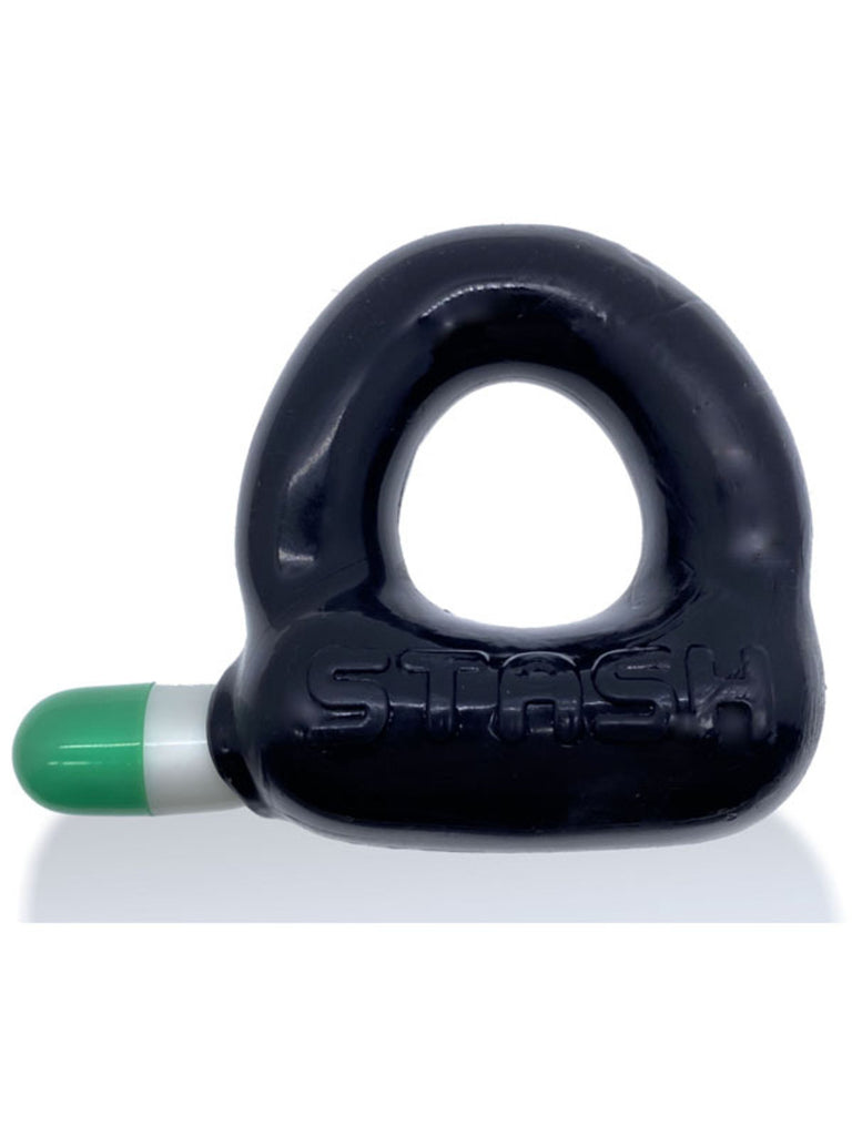 STASH COCKRING WITH CAPSUL INSERT BLACK
