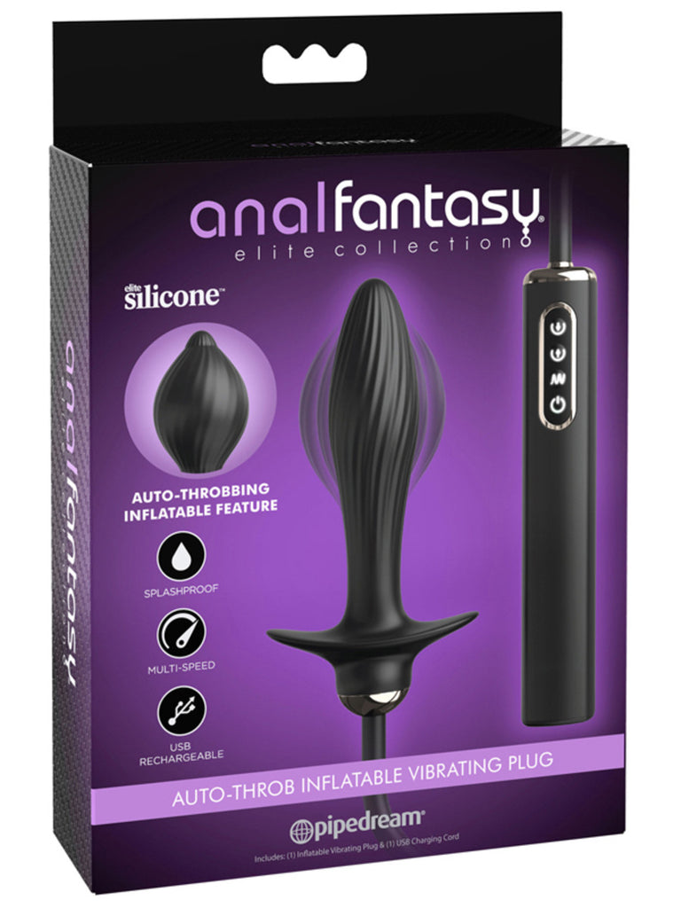 AUTO THROB INFLATABLE VIBRATING PLUG