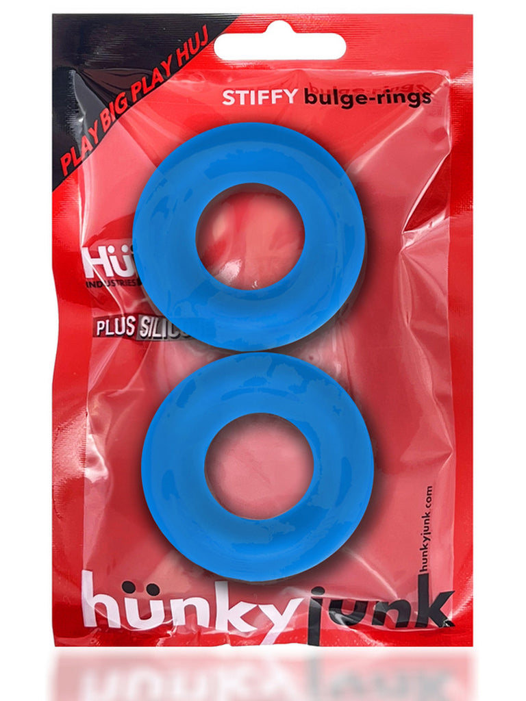 STIFFY BULGE COCKRINGS TEAL ICE
