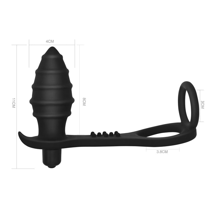 Ass-Kicker Vibrating Plug Combo