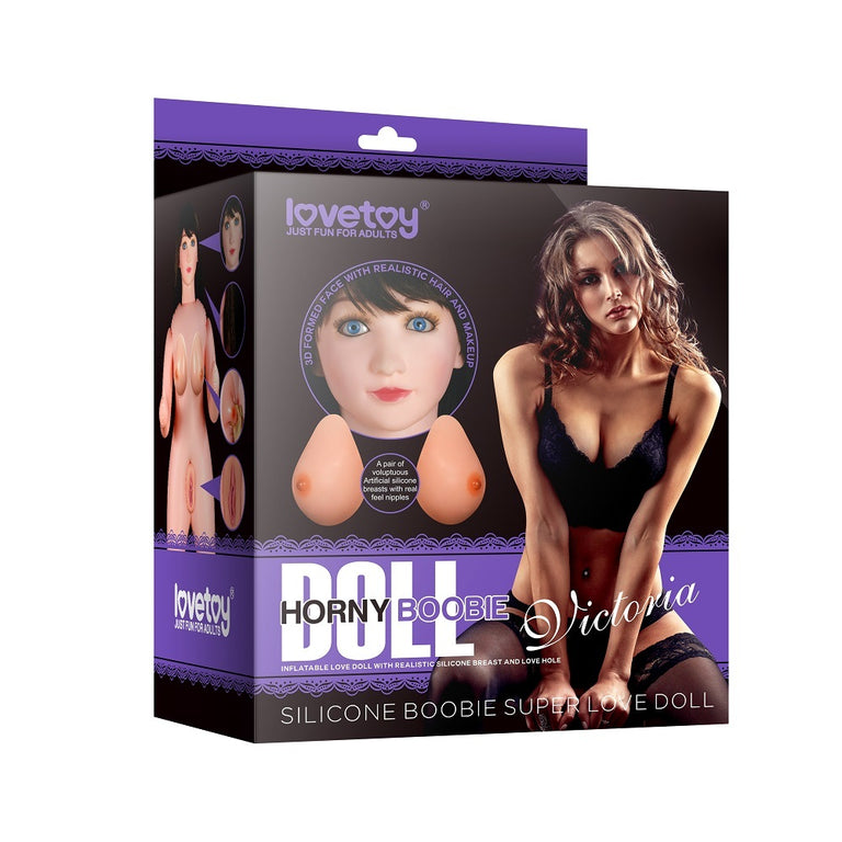 Silicone Boobie Super Love Doll Dark Hair