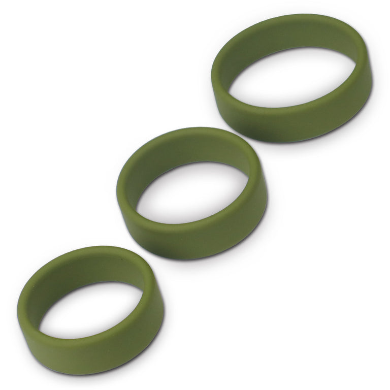 Power Plus Soft Silicone Pro Ring Army Green