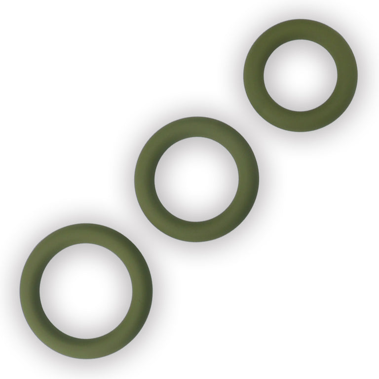 Power Plus Soft Silicone Snug Ring Army Green