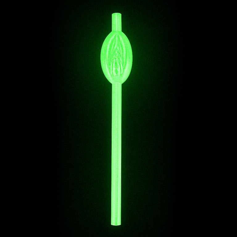 Glow in the Dark Pussy Straws â€“ Pack of 9