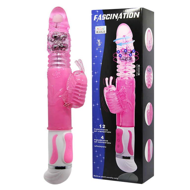 Fascination Thrusting Butterfly - 12 functions of vibration 4 functions rotation UP-DOWN