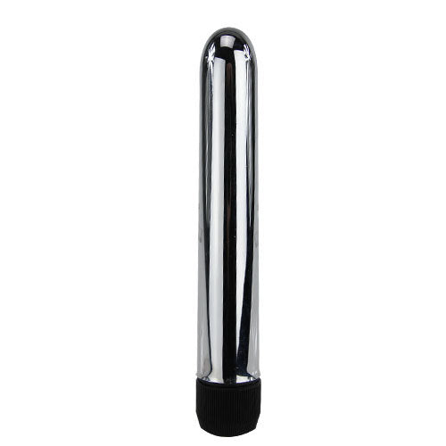 SILVER LONG VIBRATOR - THIN