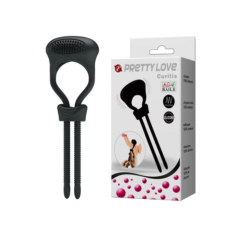 SILICONE VIBRATING COCK RING CURITIS