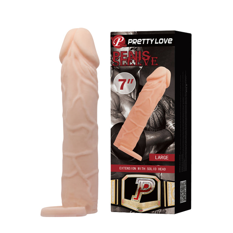 PENIS EXTENSION SLEEVE LARGE 7" 